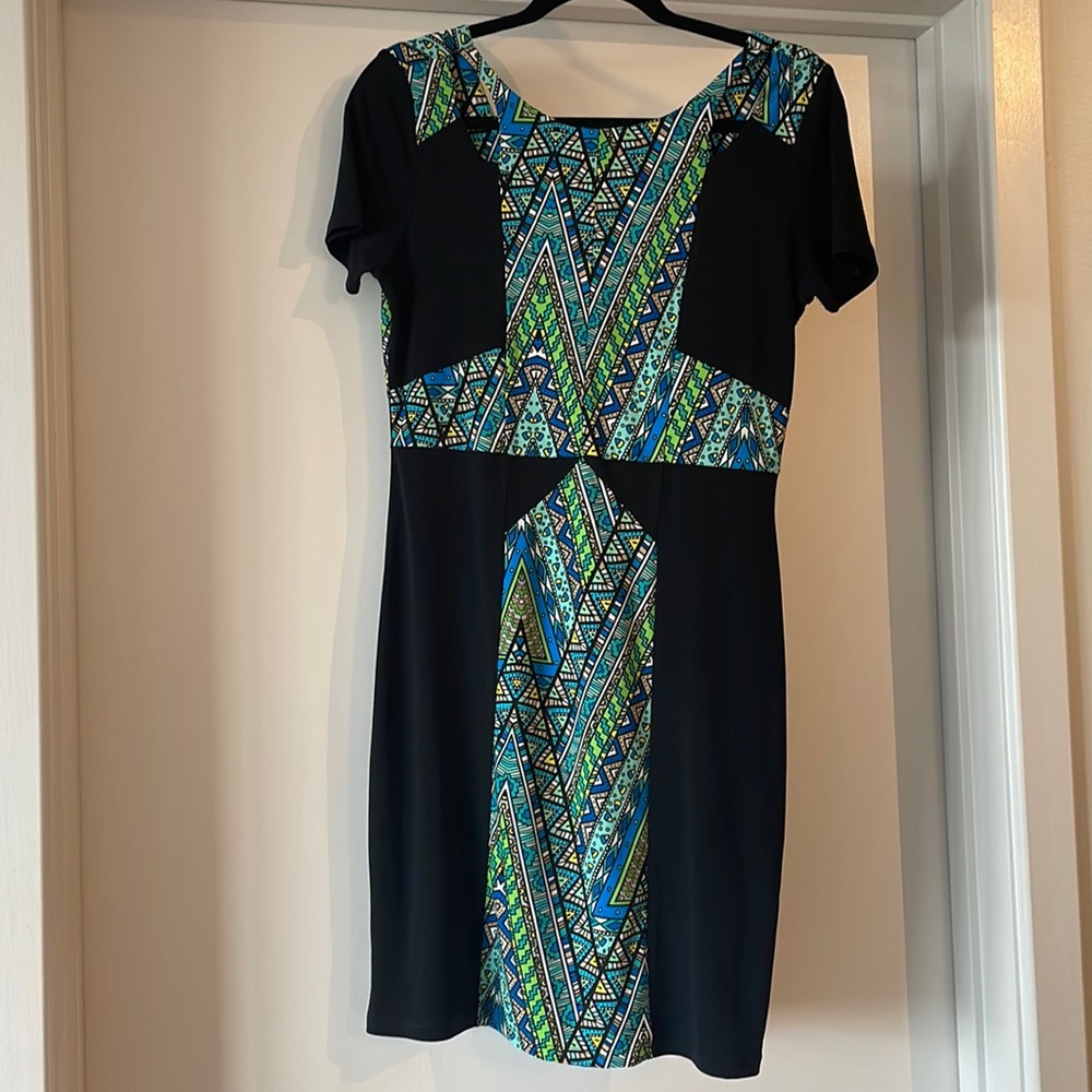 Tahari Tribal Dress - Size Small